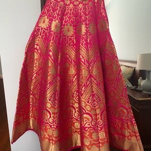 Banarasi brocade lehenga Choli and dupatta set